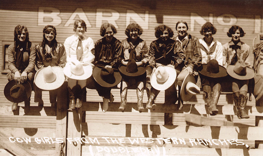 Cowgirls from the Western Ranches