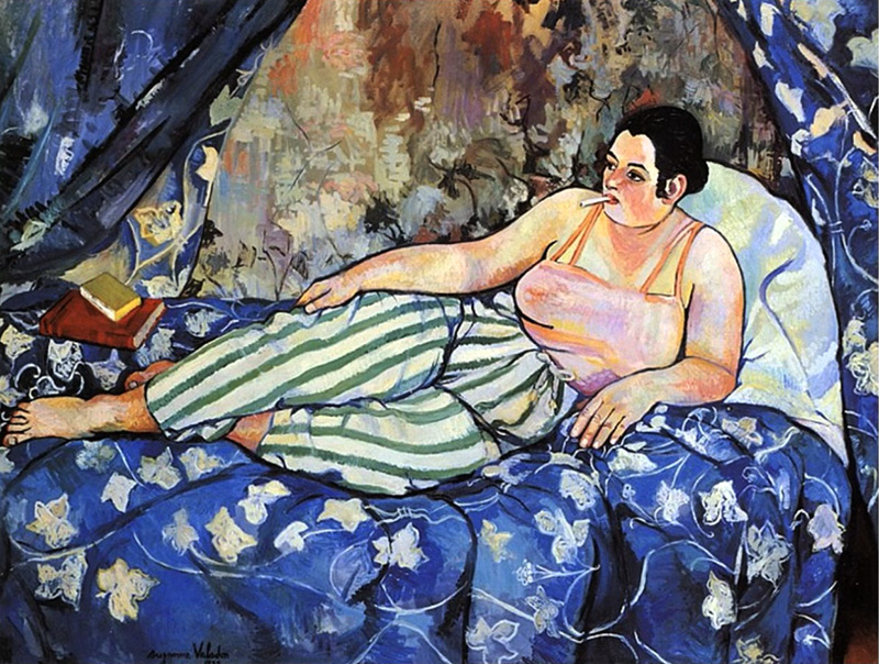 "Le Chambre Bleu" by Suzanne Valadon